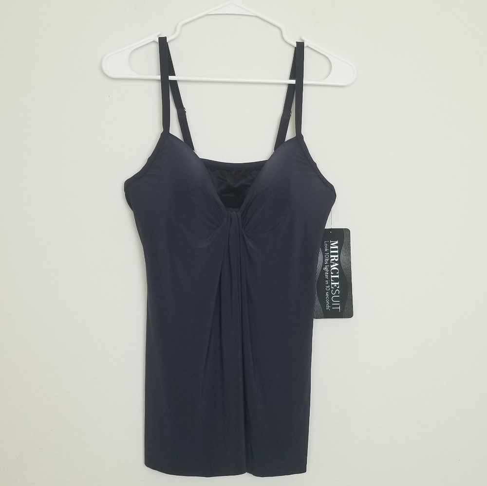 Miraclesuit size 10 rock solid marina top